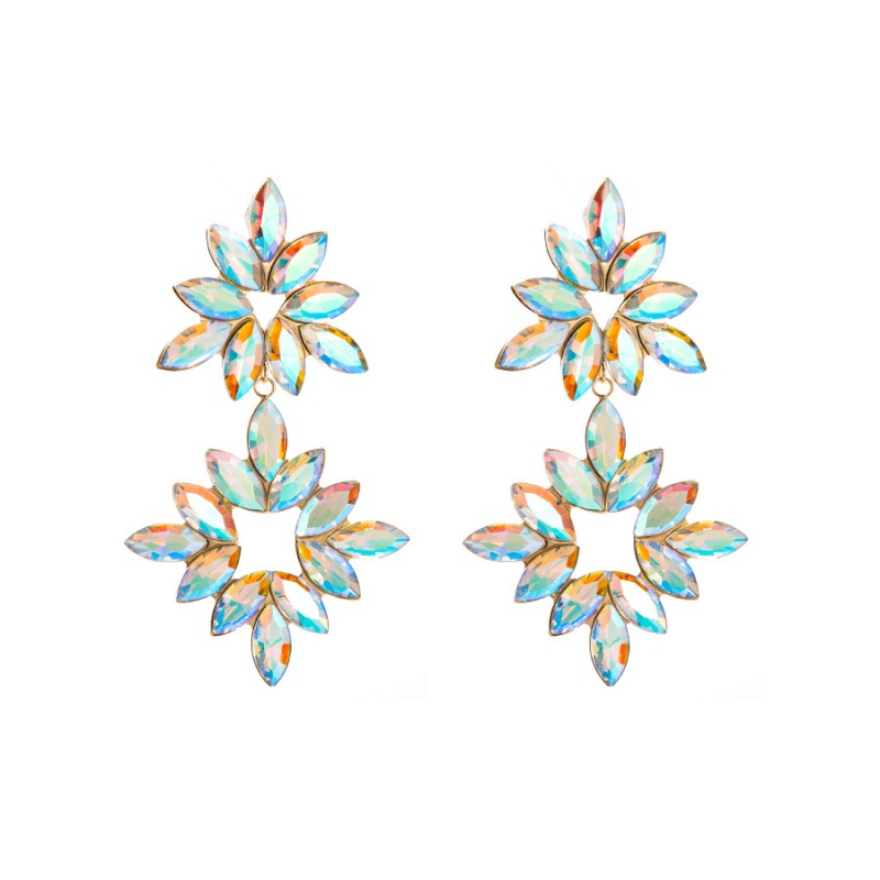 Fashion Jewelry Rhinestone Earrings For Women YWHME-891 