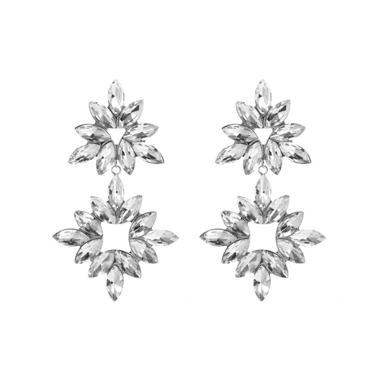 Fashion Jewelry Rhinestone Earrings For Women YWHME-891 