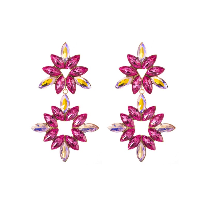 Fashion Jewelry Rhinestone Earrings For Women YWHME-891 