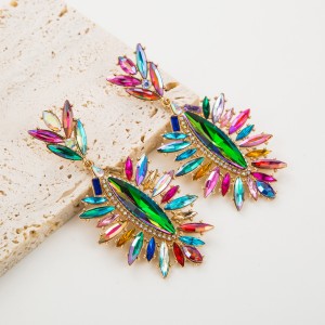 Fashion Jewelry Rhinestone Earrings For Women YWHME-892 