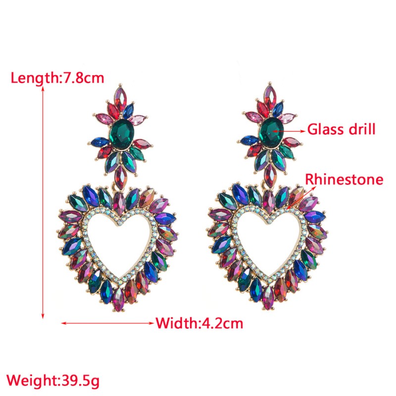 Fashion Jewelry Rhinestone Earrings For Women YWHME-893 