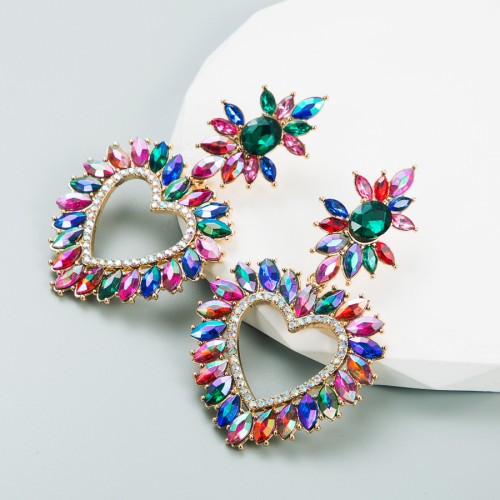 Fashion Jewelry Rhinestone Earrings For Women YWHME-893