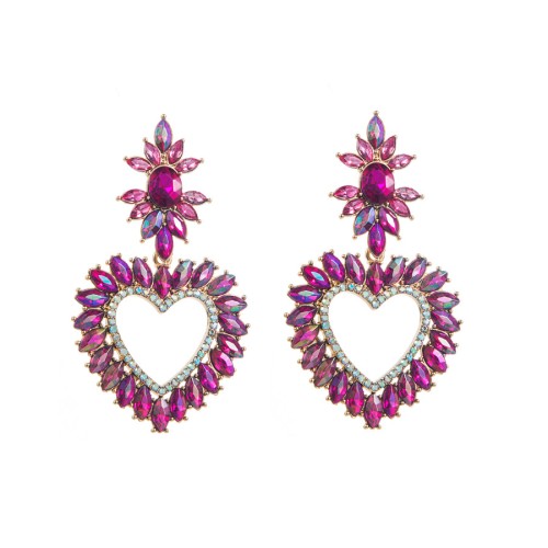 Fashion Jewelry Rhinestone Earrings For Women YWHME-893