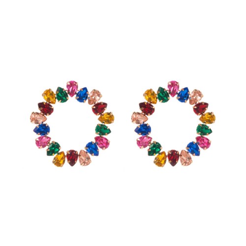 Fashion Jewelry Rhinestone Earrings For Women YWHME-894