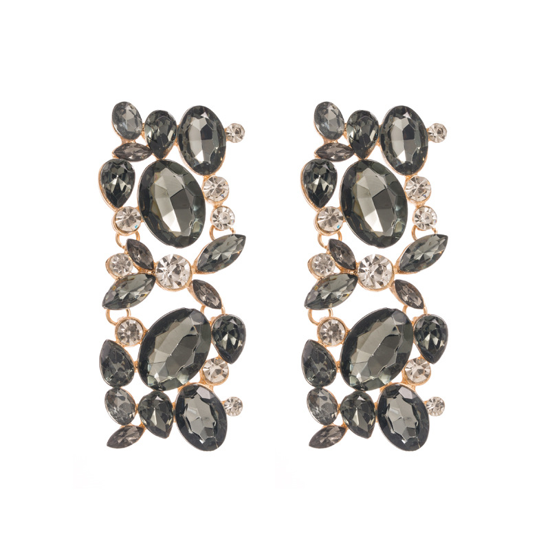 Fashion Jewelry Rhinestone Earrings For Women YWHME-895 