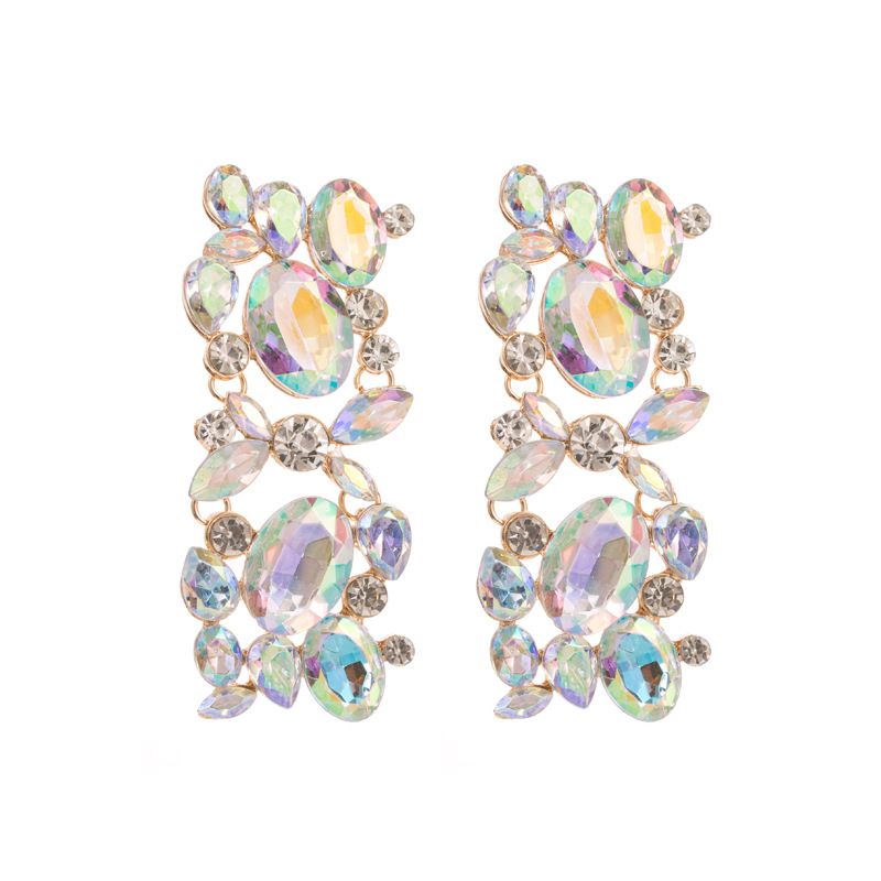 Fashion Jewelry Rhinestone Earrings For Women YWHME-895 