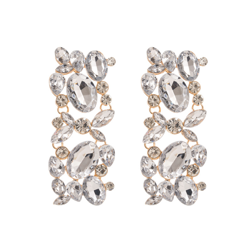 Fashion Jewelry Rhinestone Earrings For Women YWHME-895 