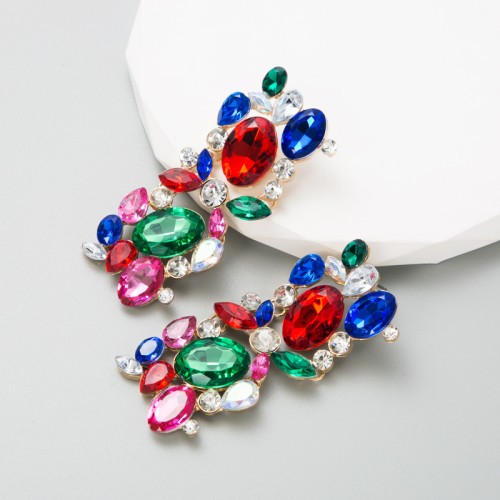 Fashion Jewelry Rhinestone Earrings For Women YWHME-895