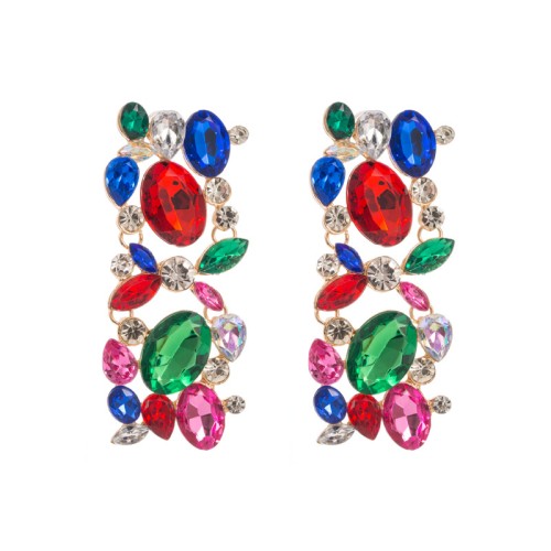 Fashion Jewelry Rhinestone Earrings For Women YWHME-895