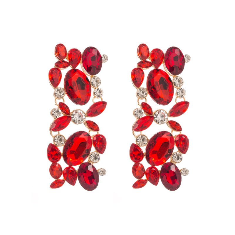 Fashion Jewelry Rhinestone Earrings For Women YWHME-895 