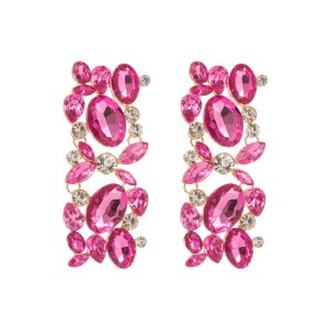 Fashion Jewelry Rhinestone Earrings For Women YWHME-895 