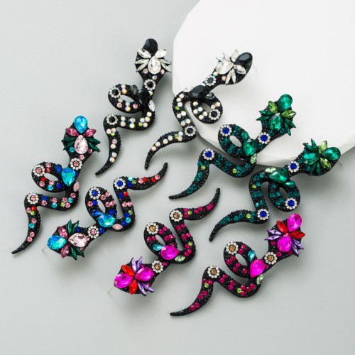 Fashion Jewelry Rhinestone Earrings For Women YWHME-896