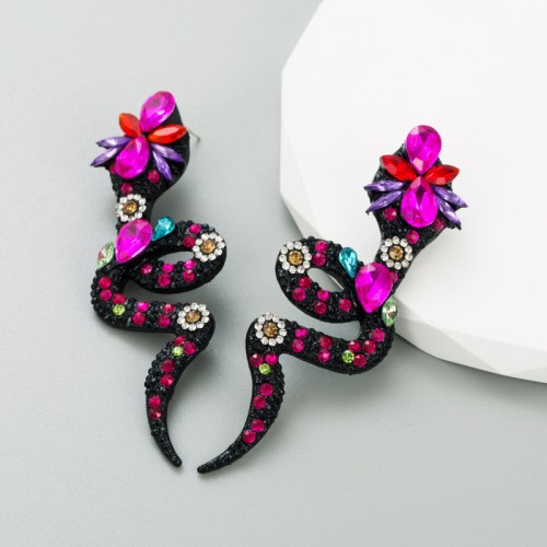 Fashion Jewelry Rhinestone Earrings For Women YWHME-896