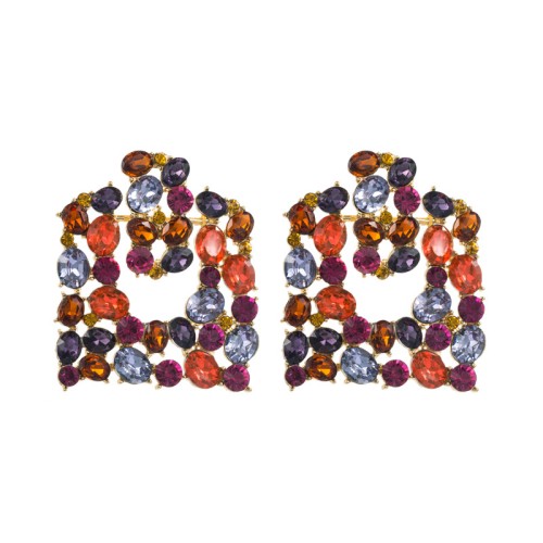 Fashion Jewelry Rhinestone Earrings For Women YWHME-897