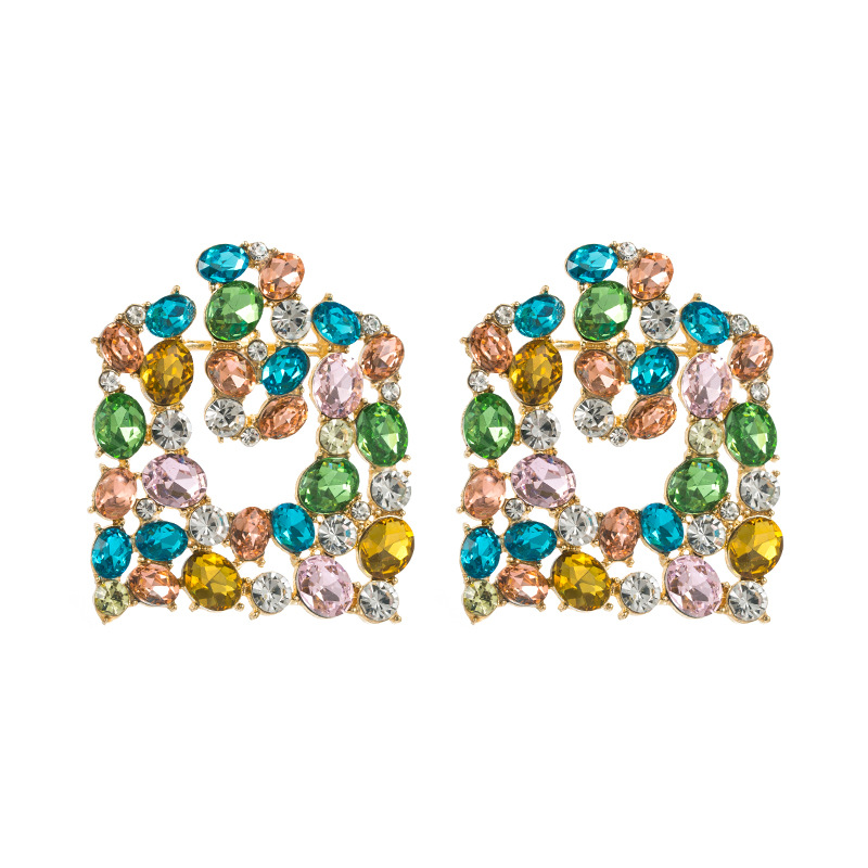 Fashion Jewelry Rhinestone Earrings For Women YWHME-897 