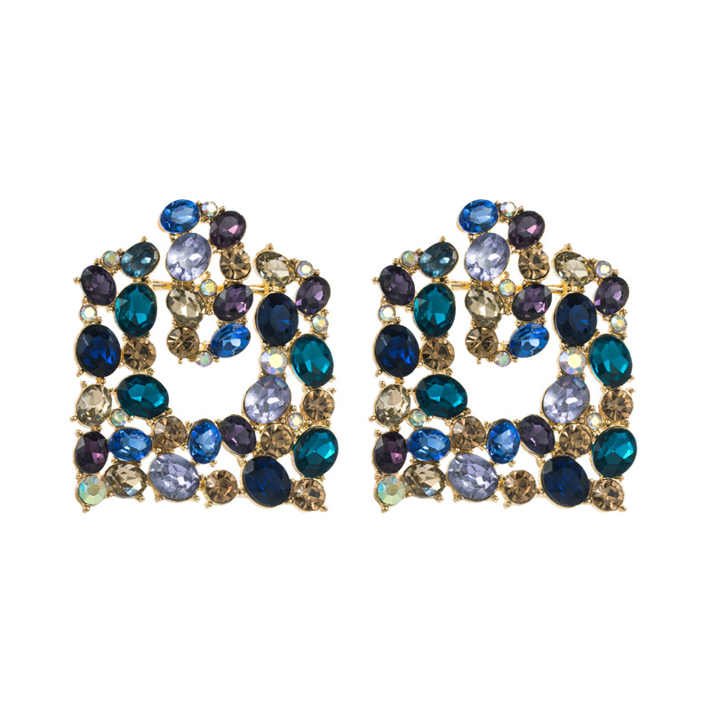 Fashion Jewelry Rhinestone Earrings For Women YWHME-897 