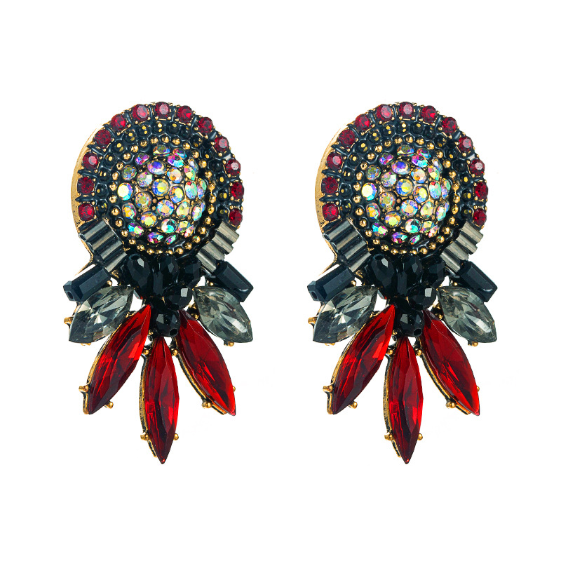 Fashion Jewelry Rhinestone Earrings For Women YWHME-899 