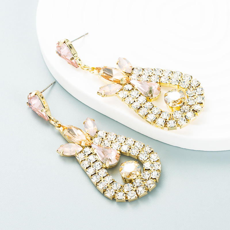 Fashion Jewelry Rhinestone Earrings For Women YWHME-900 