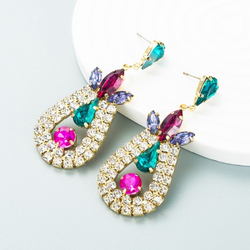 Fashion Jewelry Rhinestone Earrings For Women YWHME-900