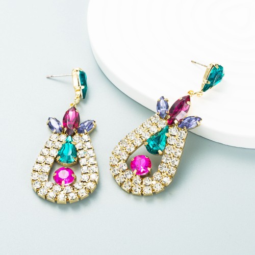 Fashion Jewelry Rhinestone Earrings For Women YWHME-900