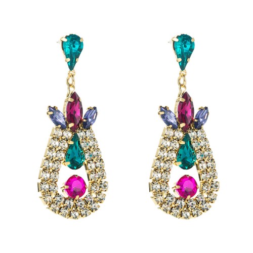 Fashion Jewelry Rhinestone Earrings For Women YWHME-900