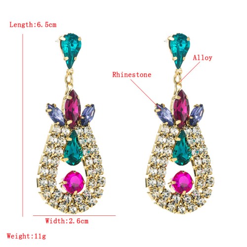 Fashion Jewelry Rhinestone Earrings For Women YWHME-900