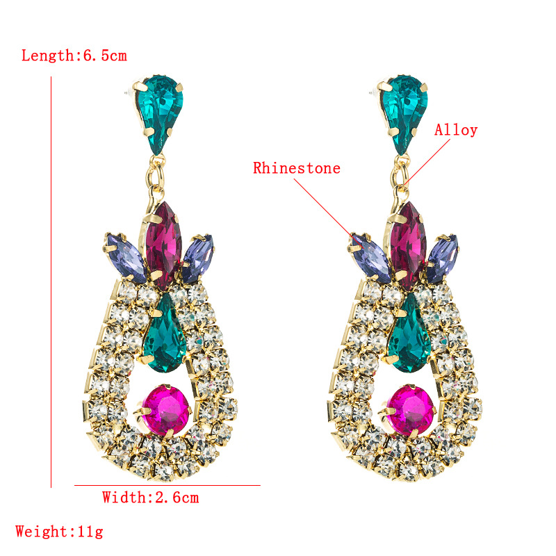 Fashion Jewelry Rhinestone Earrings For Women YWHME-900 