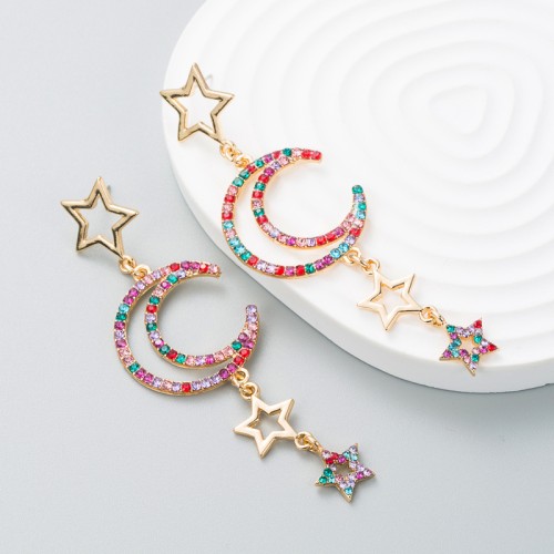 Fashion Jewelry Rhinestone Earrings For Women YWHME-901