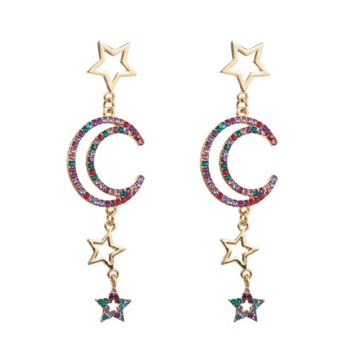 Fashion Jewelry Rhinestone Earrings For Women YWHME-901