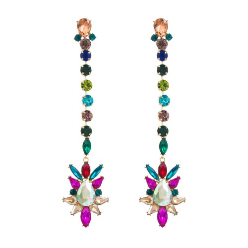 Fashion Jewelry Rhinestone Earrings For Women YWHME-902