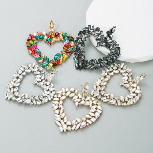 Fashion Jewelry Rhinestone Earrings For Women YWHME-903