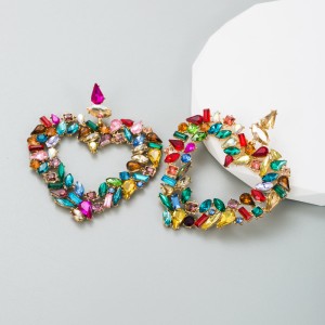 Fashion Jewelry Rhinestone Earrings For Women YWHME-903 