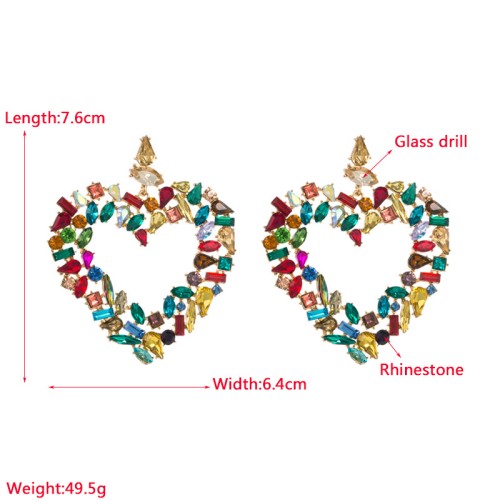 Fashion Jewelry Rhinestone Earrings For Women YWHME-903