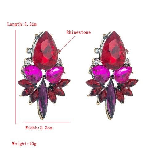 Fashion Jewelry Rhinestone Earrings For Women YWHME-904