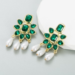 Fashion Jewelry Rhinestone Earrings For Women YWHME-905 