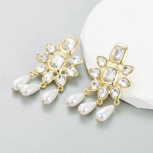 Fashion Jewelry Rhinestone Earrings For Women YWHME-905