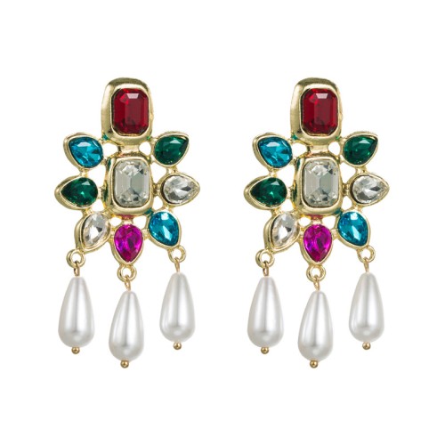 Fashion Jewelry Rhinestone Earrings For Women YWHME-905