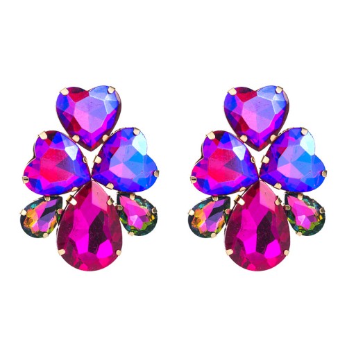 Fashion Jewelry Rhinestone Earrings For Women YWHME-906