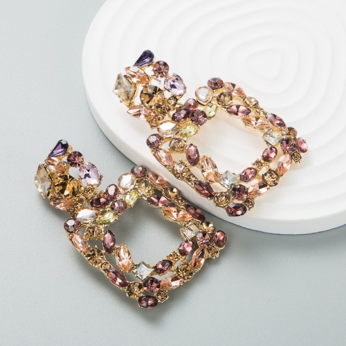 Fashion Jewelry Rhinestone Earrings For Women YWHME-907