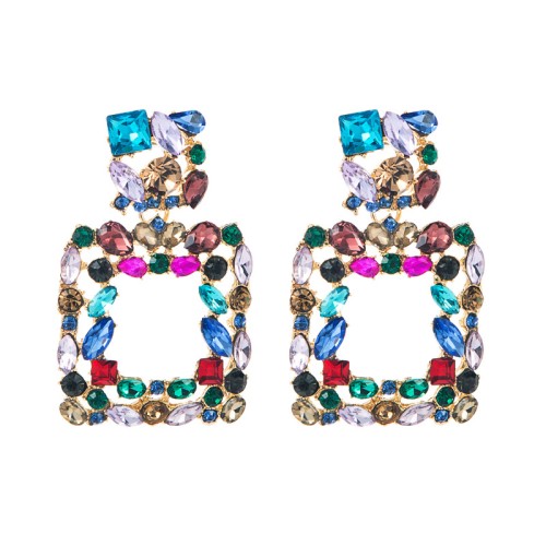 Fashion Jewelry Rhinestone Earrings For Women YWHME-907