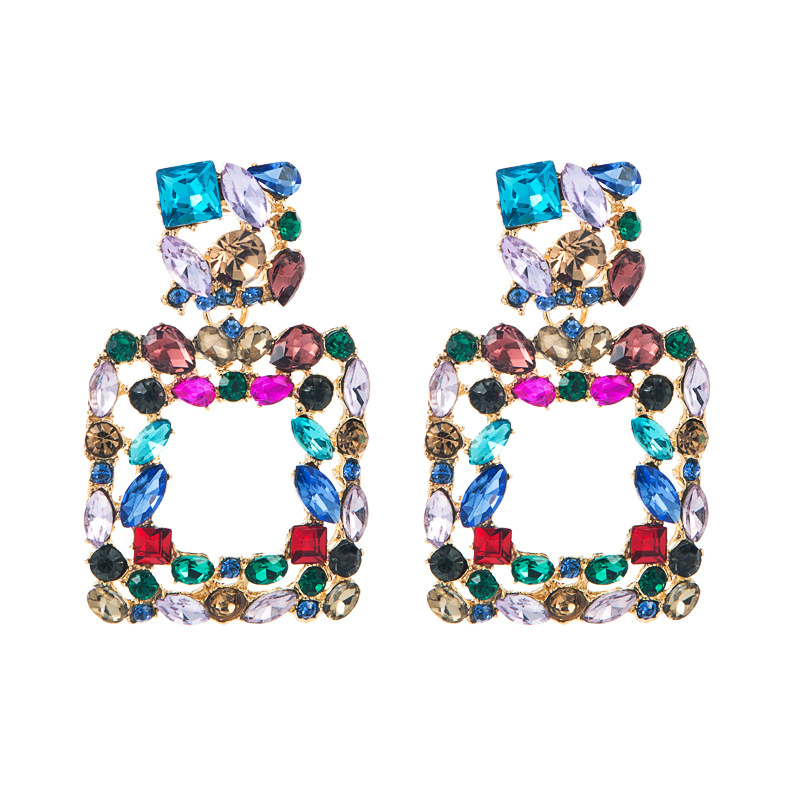 Fashion Jewelry Rhinestone Earrings For Women YWHME-907 