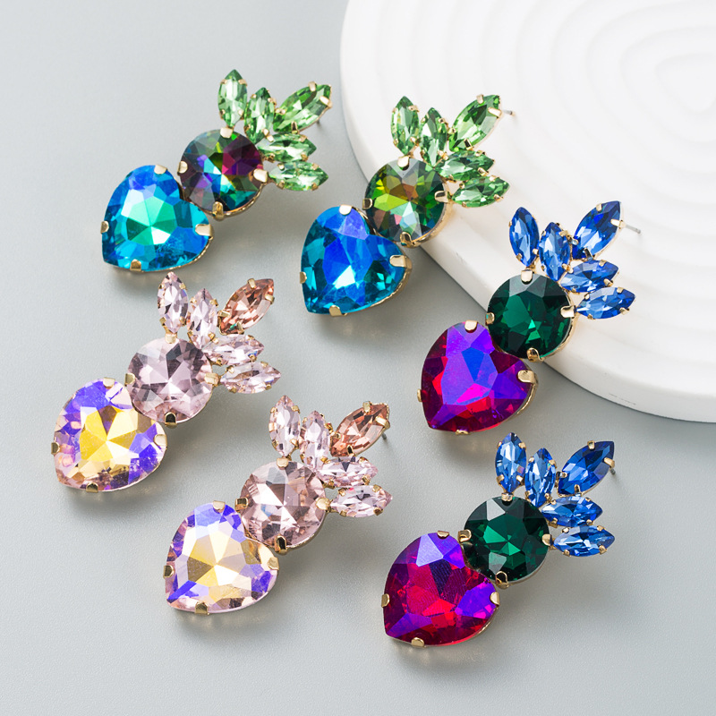 Fashion Jewelry Rhinestone Earrings For Women YWHME-908