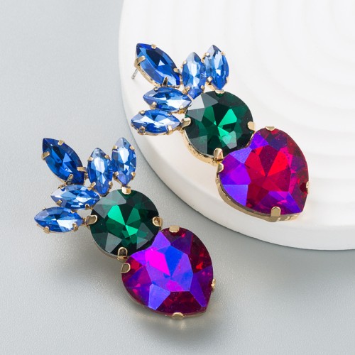 Fashion Jewelry Rhinestone Earrings For Women YWHME-908