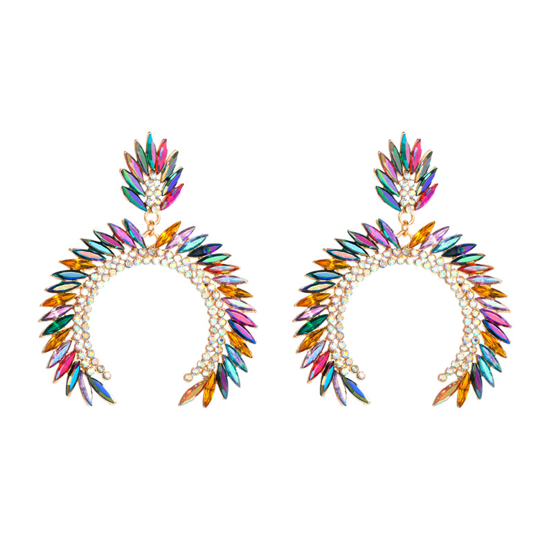 Fashion Jewelry Rhinestone Earrings For Women YWHME-909 