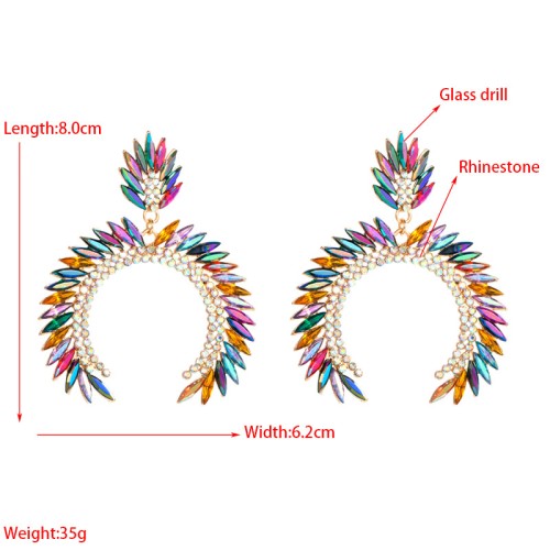 Fashion Jewelry Rhinestone Earrings For Women YWHME-909