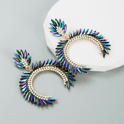 Fashion Jewelry Rhinestone Earrings For Women YWHME-909