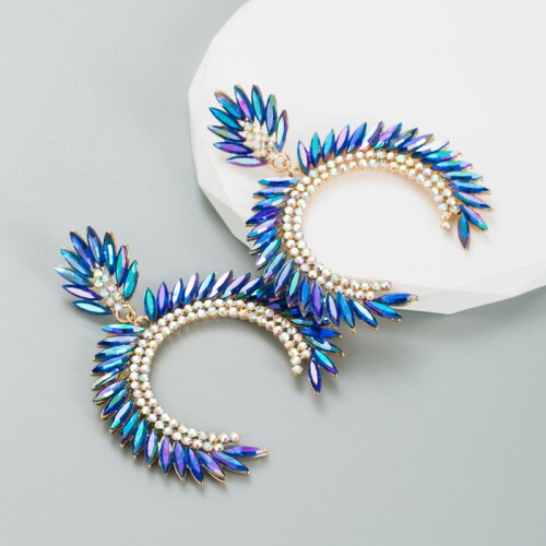 Fashion Jewelry Rhinestone Earrings For Women YWHME-909