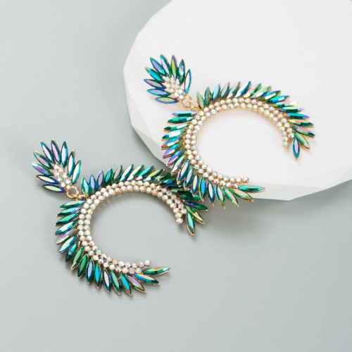 Fashion Jewelry Rhinestone Earrings For Women YWHME-909