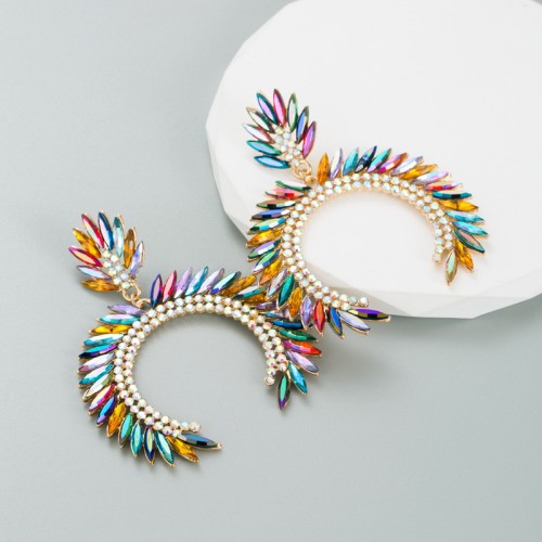 Fashion Jewelry Rhinestone Earrings For Women YWHME-909