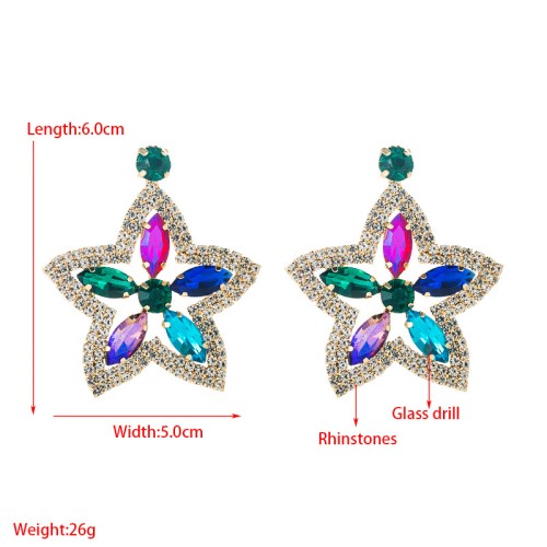 Fashion Jewelry Rhinestone Earrings For Women YWHME-910